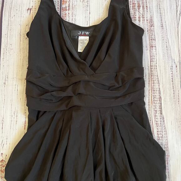 Just For Wraps Black Dress with Pockets Size Small Pre-Loved - Picture 3 of 7